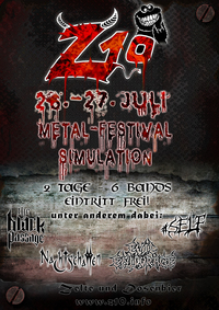 Metal Festival Simulation - 26.+27.07. plakat