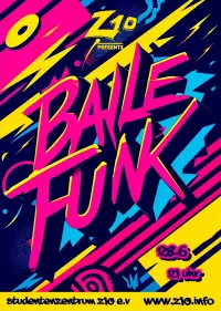 Baile Funk-Krümel plakat