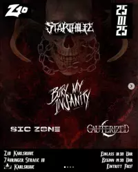 Bury my Insanity, Sic Zone, Cauterized plakat