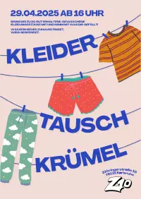 Kleidertausch plakat