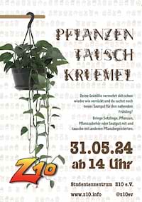 Pflanzentausch plakat
